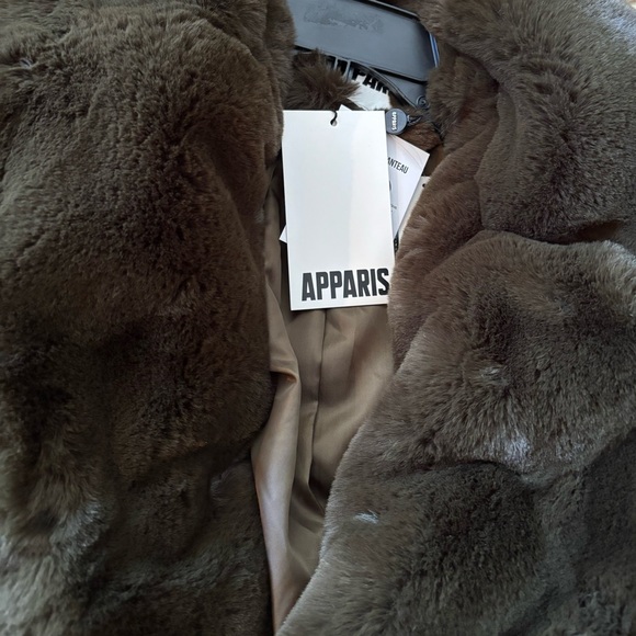 Apparis Sasha Faux Fur Coat - Picture 12 of 12